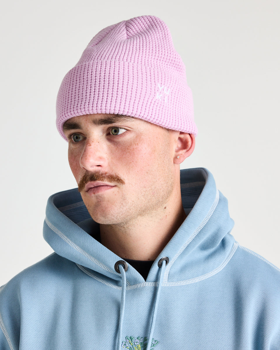 Waffle Beanie Fragrant Lilac – Yuki Threads