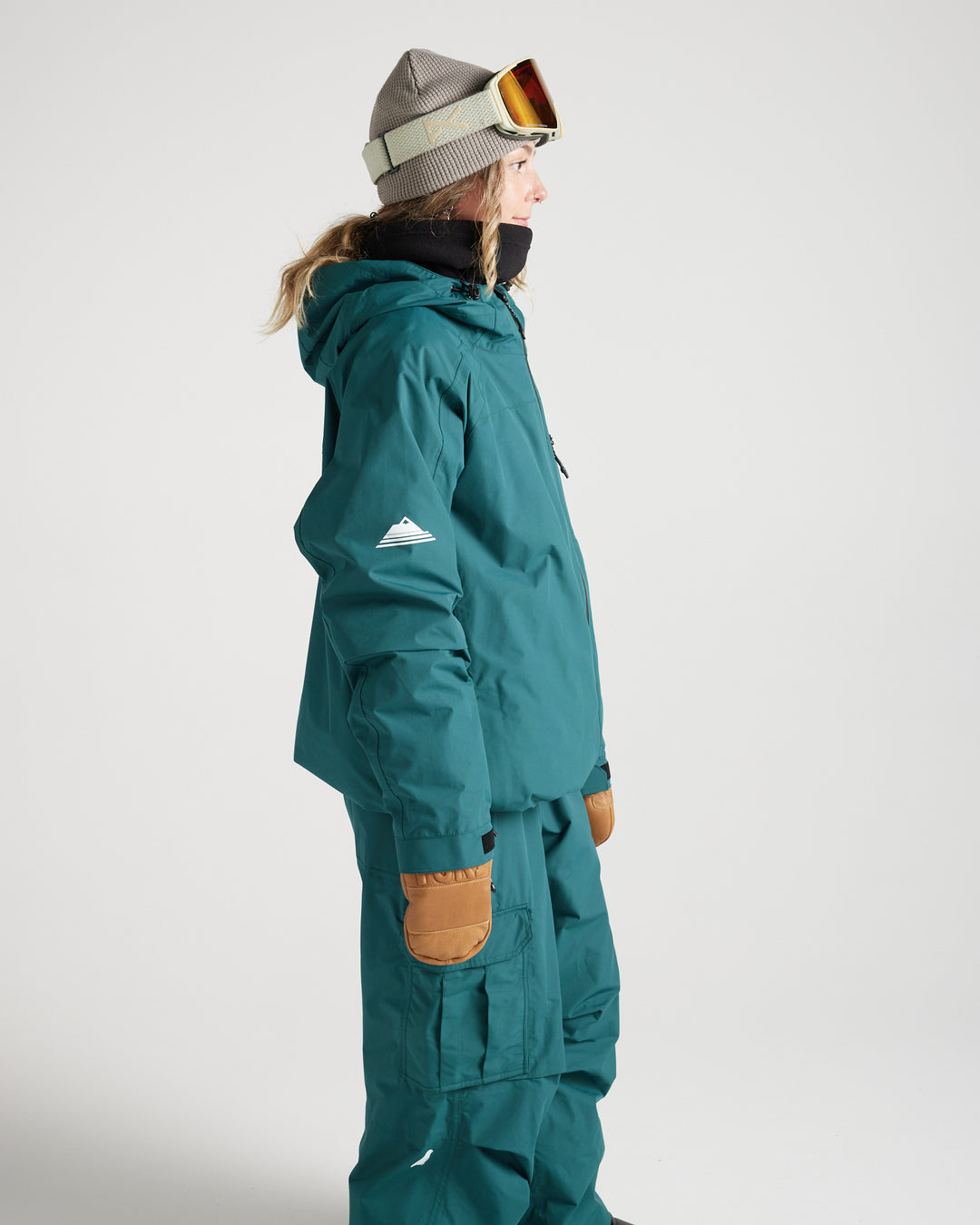 Genki Jacket – Deep Teal Snow Shell | Yuki Threads