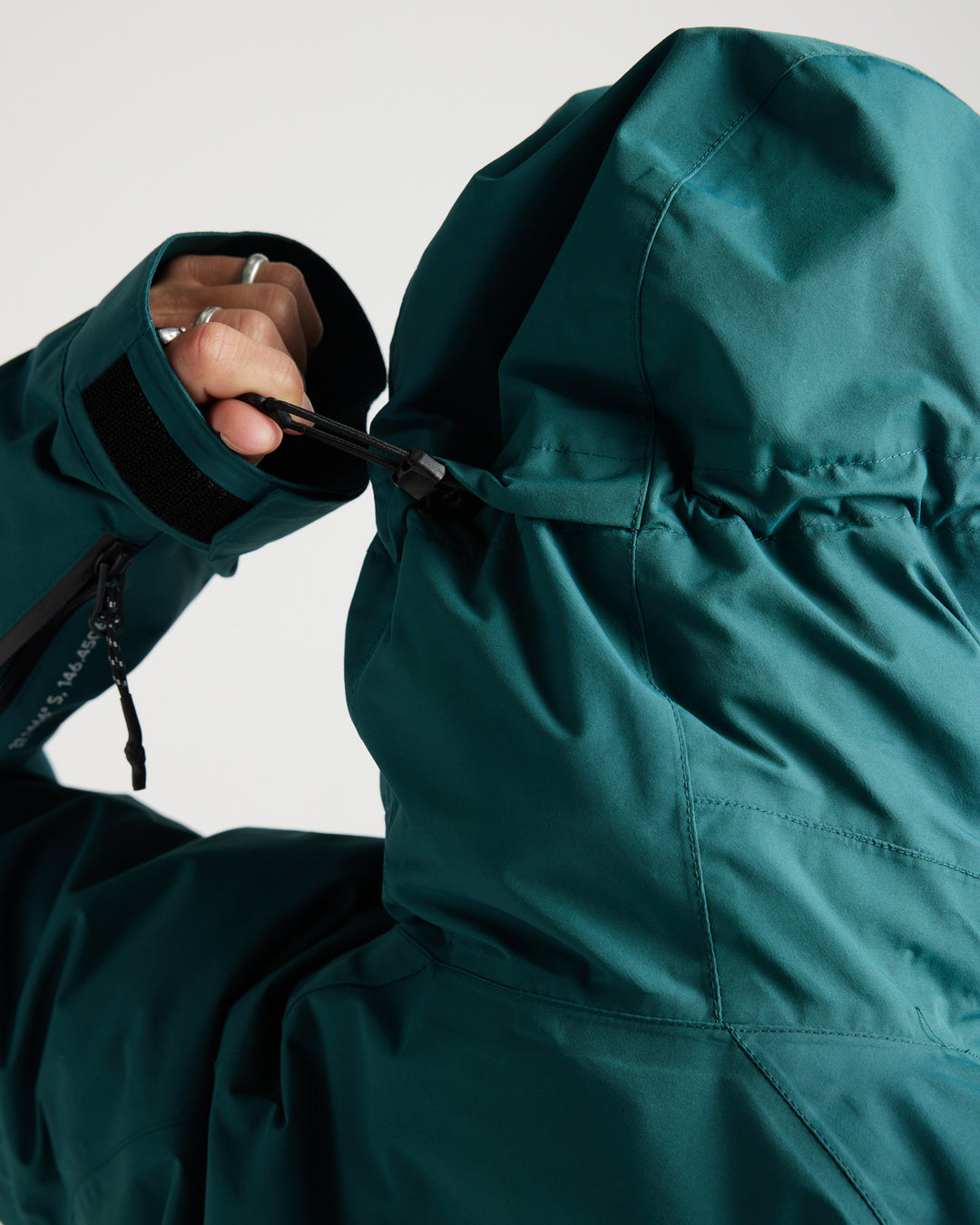 Genki Jacket – Deep Teal Snow Shell | Yuki Threads