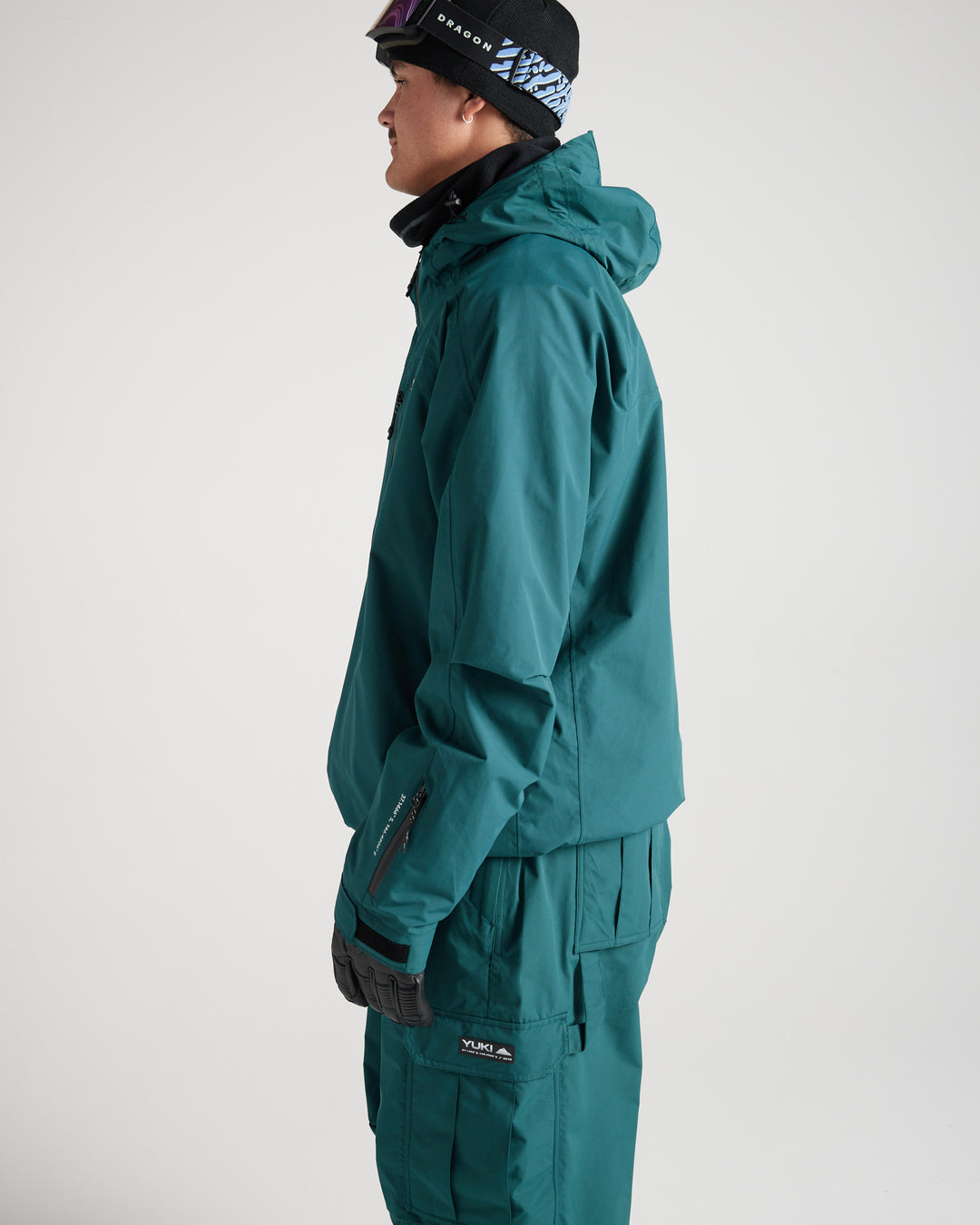 Genki Jacket – Deep Teal Snow Shell | Yuki Threads
