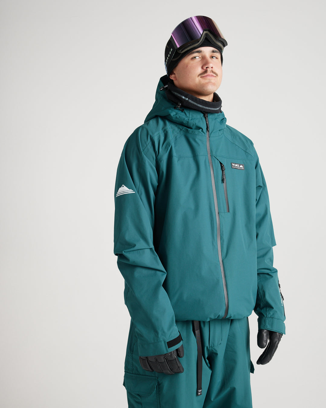 Genki Jacket – Deep Teal Snow Shell | Yuki Threads