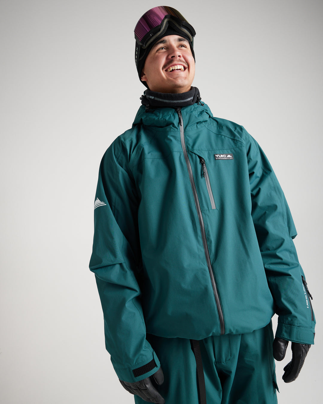 Genki Jacket – Deep Teal Snow Shell | Yuki Threads