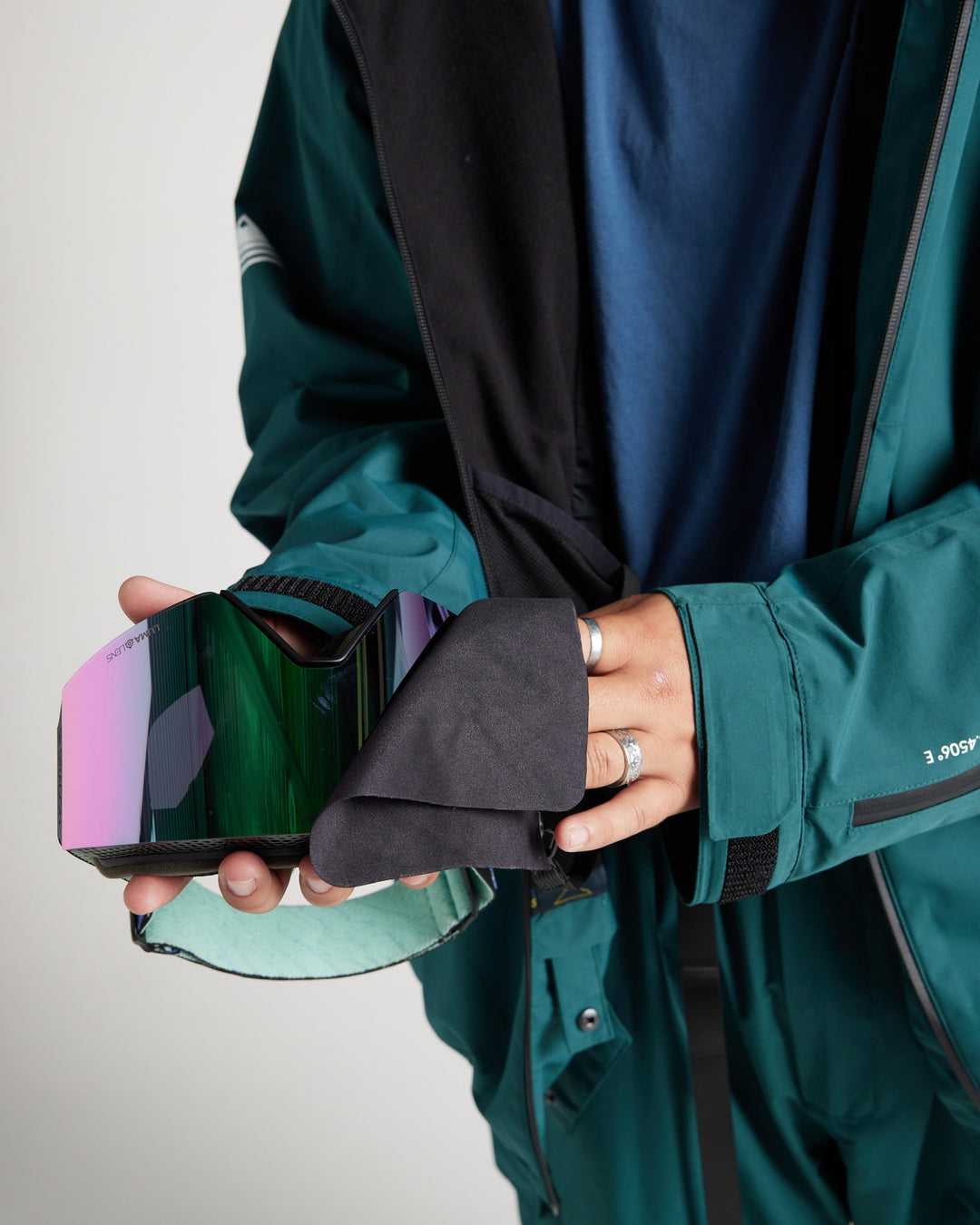 Genki Jacket – Deep Teal Snow Shell | Yuki Threads