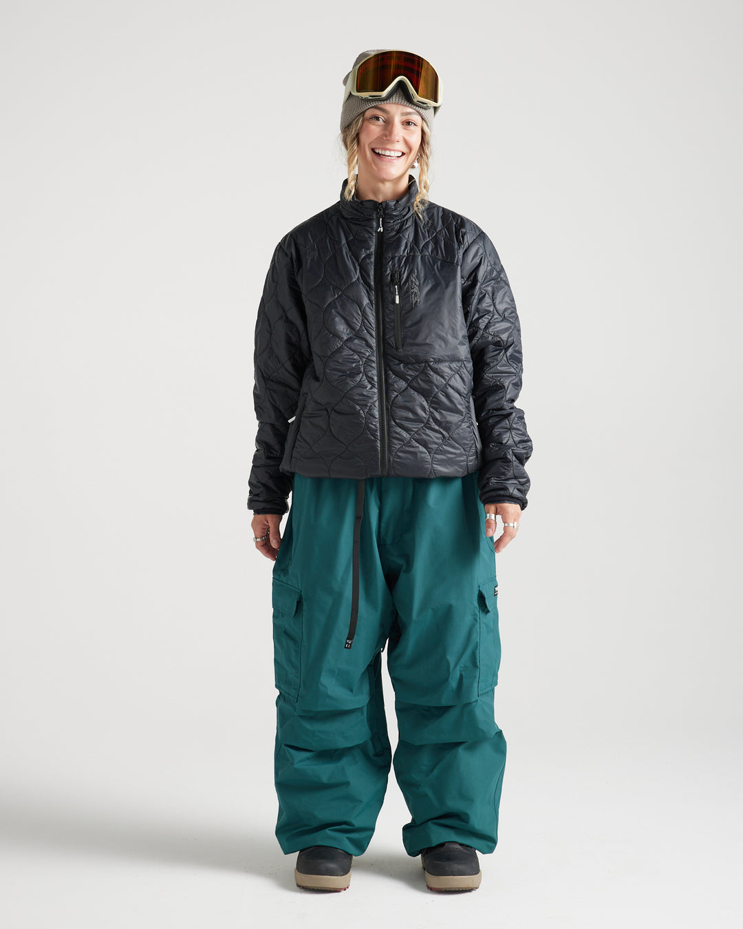 Genki Pant — Deep Teal | PFAS-Free Snow Pant | Yuki Threads