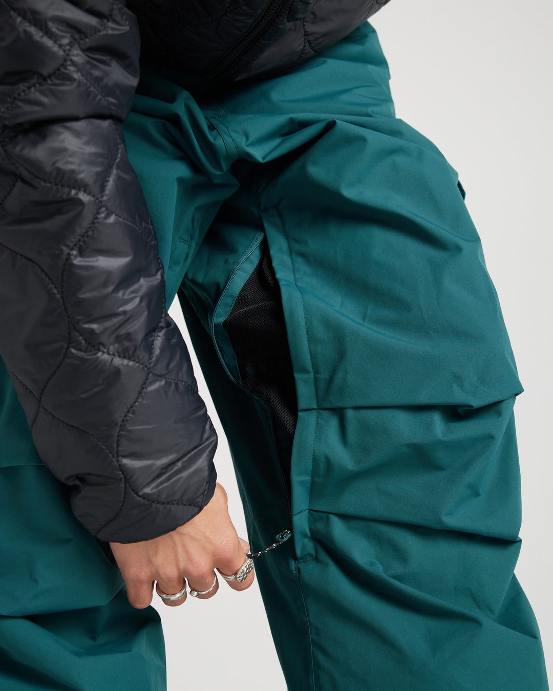 Genki Pant — Deep Teal | PFAS-Free Snow Pant | Yuki Threads