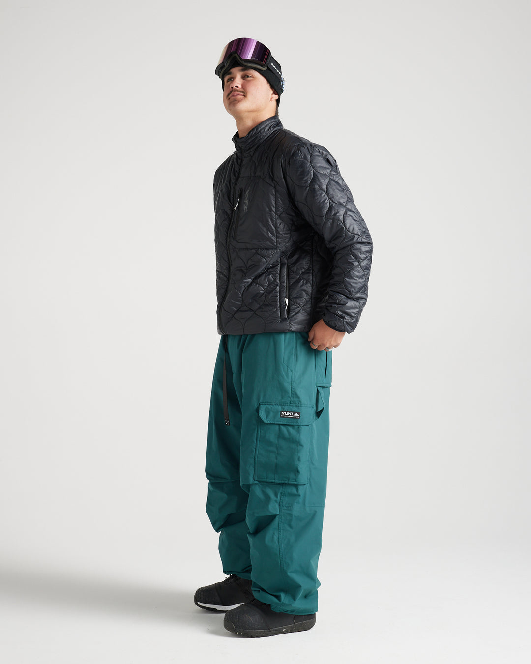 Genki Pant — Deep Teal | PFAS-Free Snow Pant | Yuki Threads
