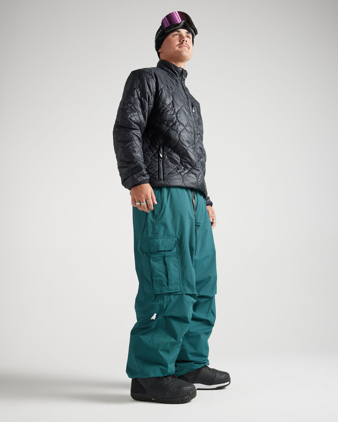 Genki Pant — Deep Teal | PFAS-Free Snow Pant | Yuki Threads