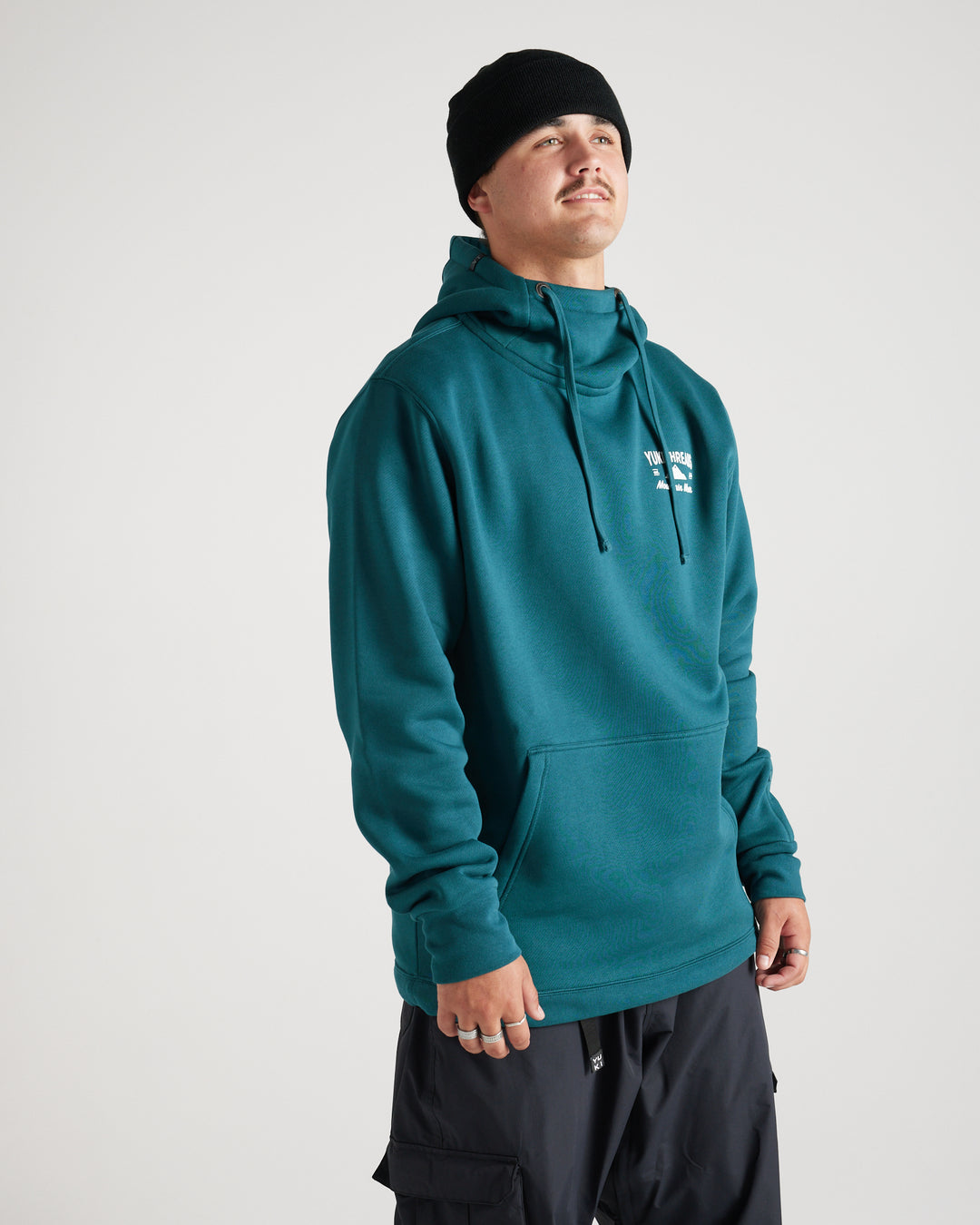 Loop Shred Hoodie – Deep Teal | 380gsm Heavyweight | Yuki Threads