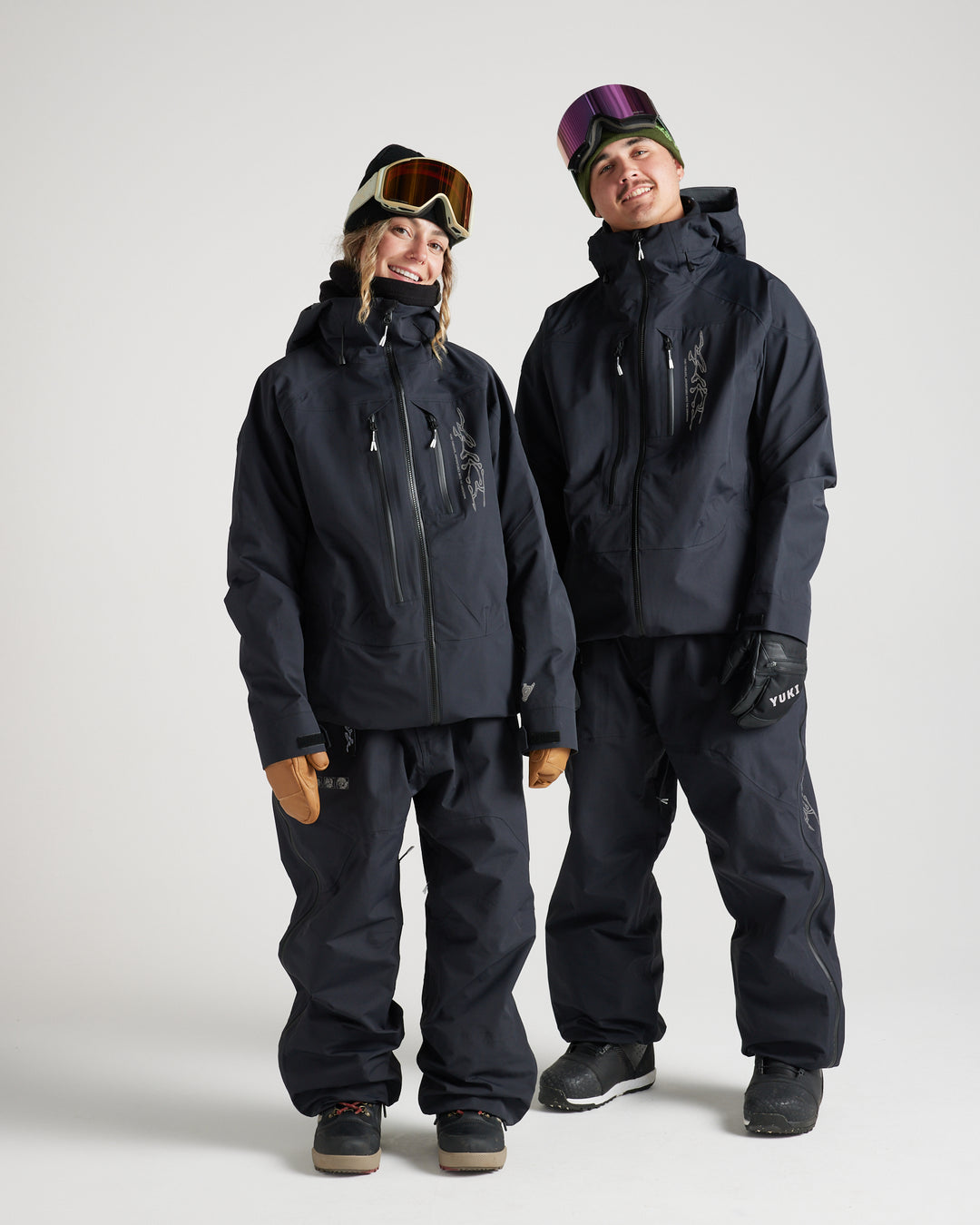 Slack Country 3L Snowboard Jacket – Black | Yuki Threads