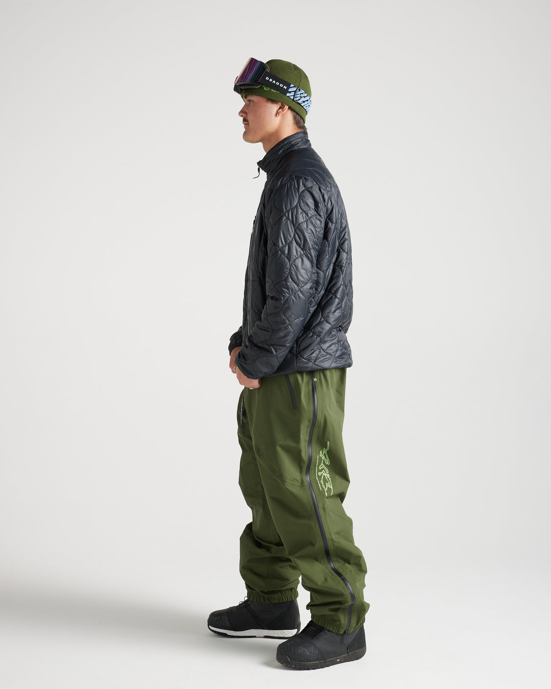 Slack Country 3L Snowboard Pant – Rifle Green | Yuki Threads