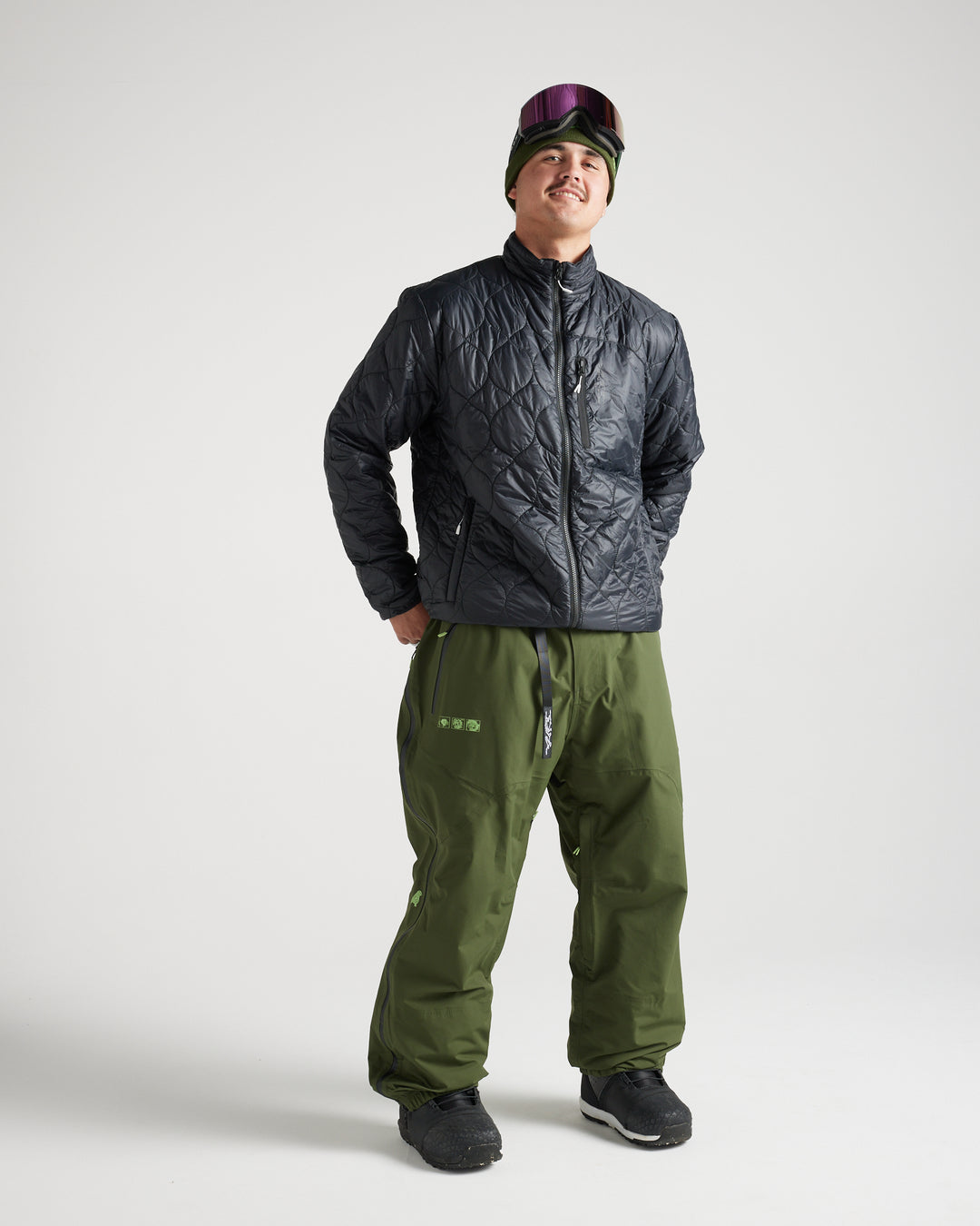 Slack Country 3L Snowboard Pant – Rifle Green | Yuki Threads