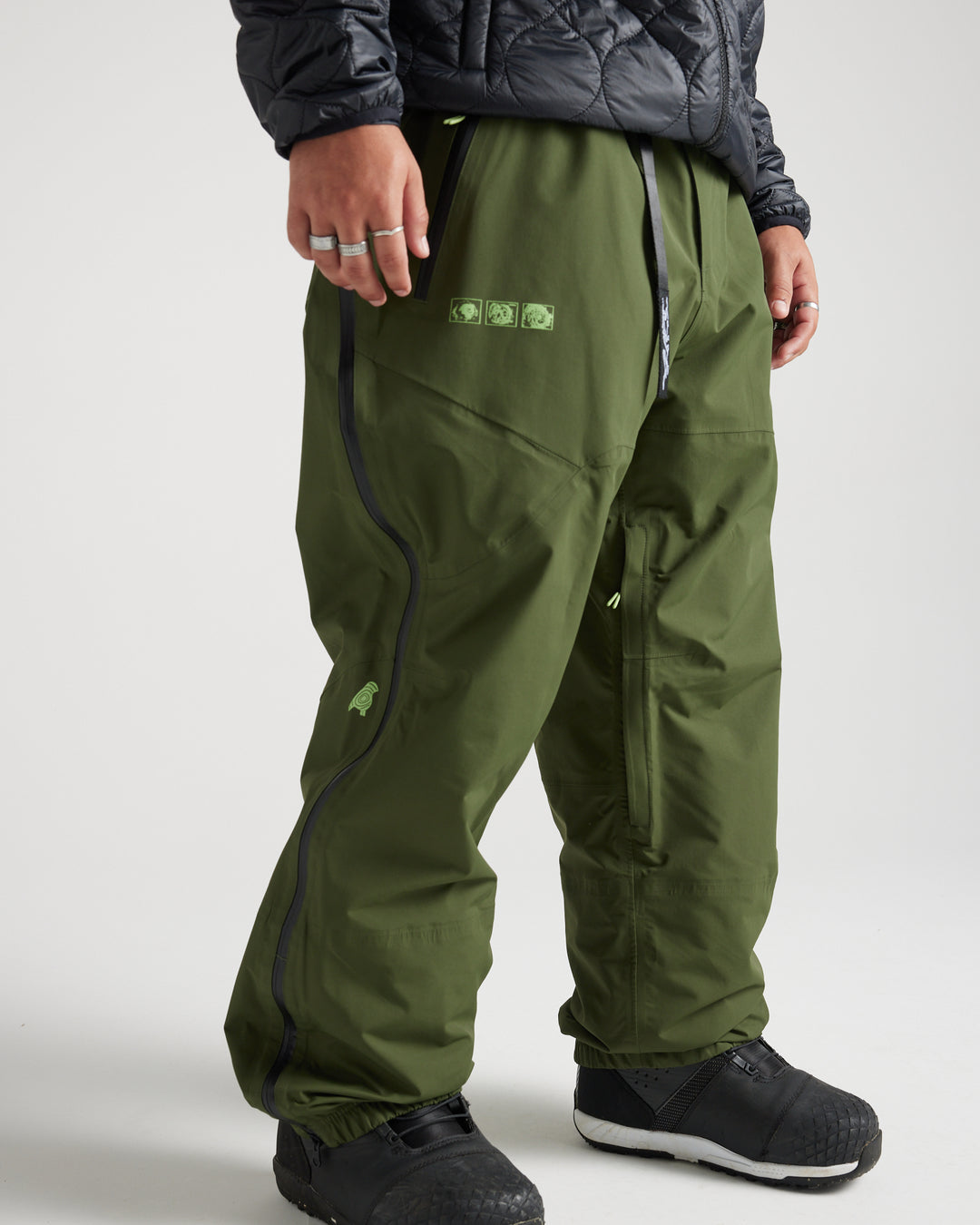 Slack Country 3L Snowboard Pant – Rifle Green | Yuki Threads