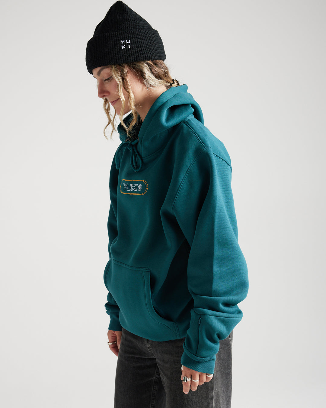 Skope Snowboard Hoodie – Deep Teal | Yuki Threads