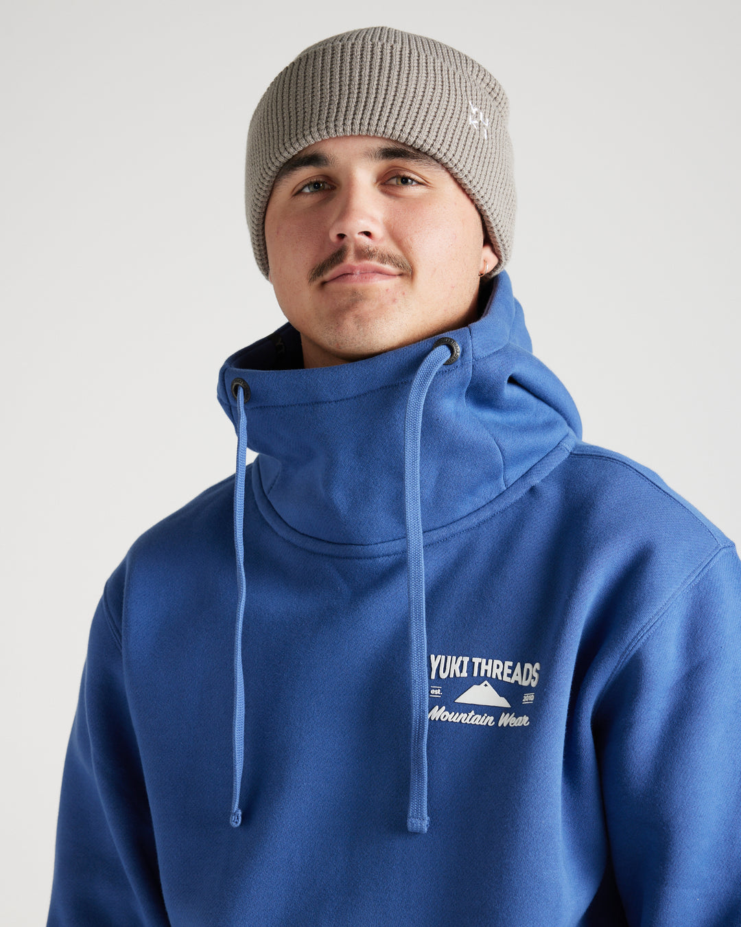 Loop Shred Hoodie — Navy | 380gsm Heavyweight Fleece | Yuki Threads