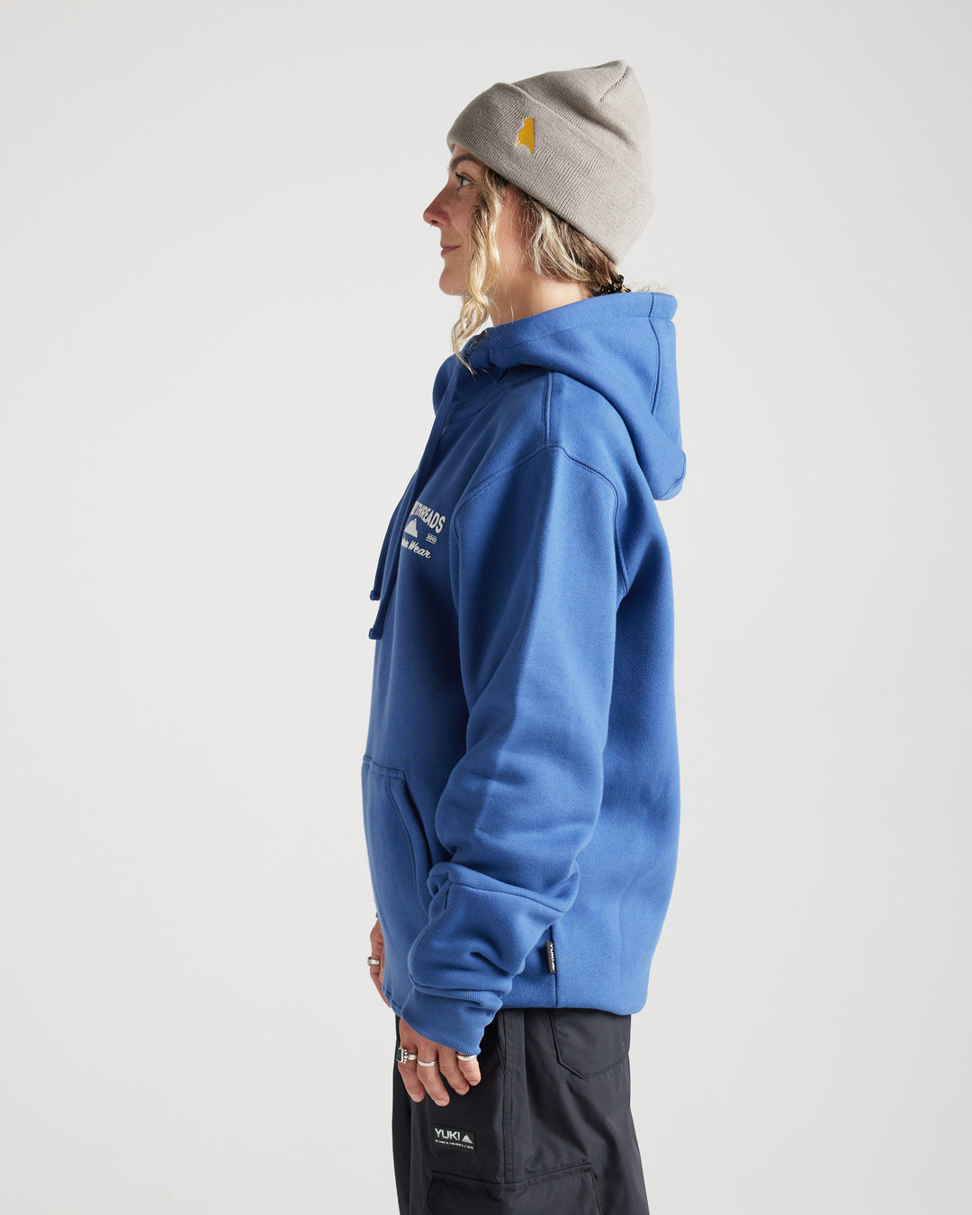 Loop Shred Hoodie — Navy | 380gsm Heavyweight Fleece | Yuki Threads