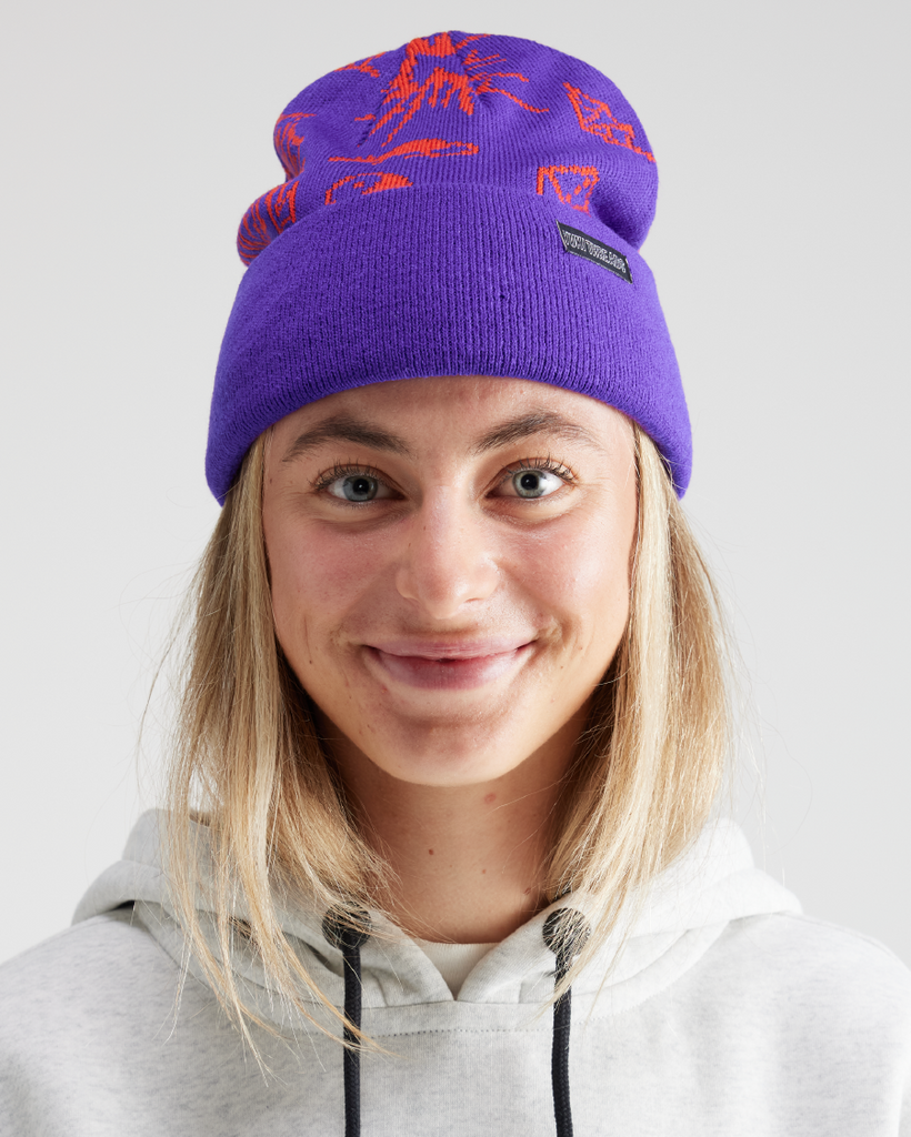 SKETCHY BEANIE PURPLE – Yuki Threads