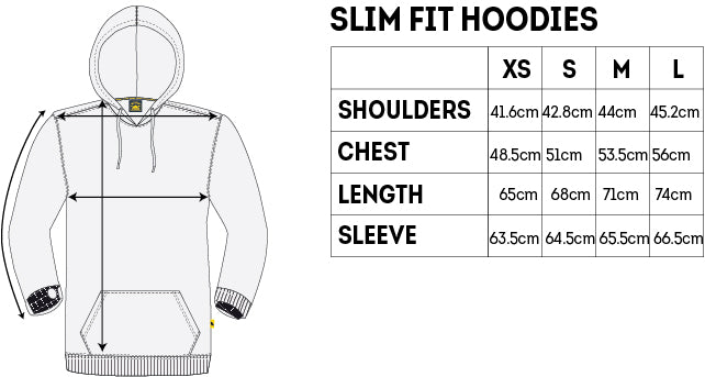 SLIM FIT HOODIES