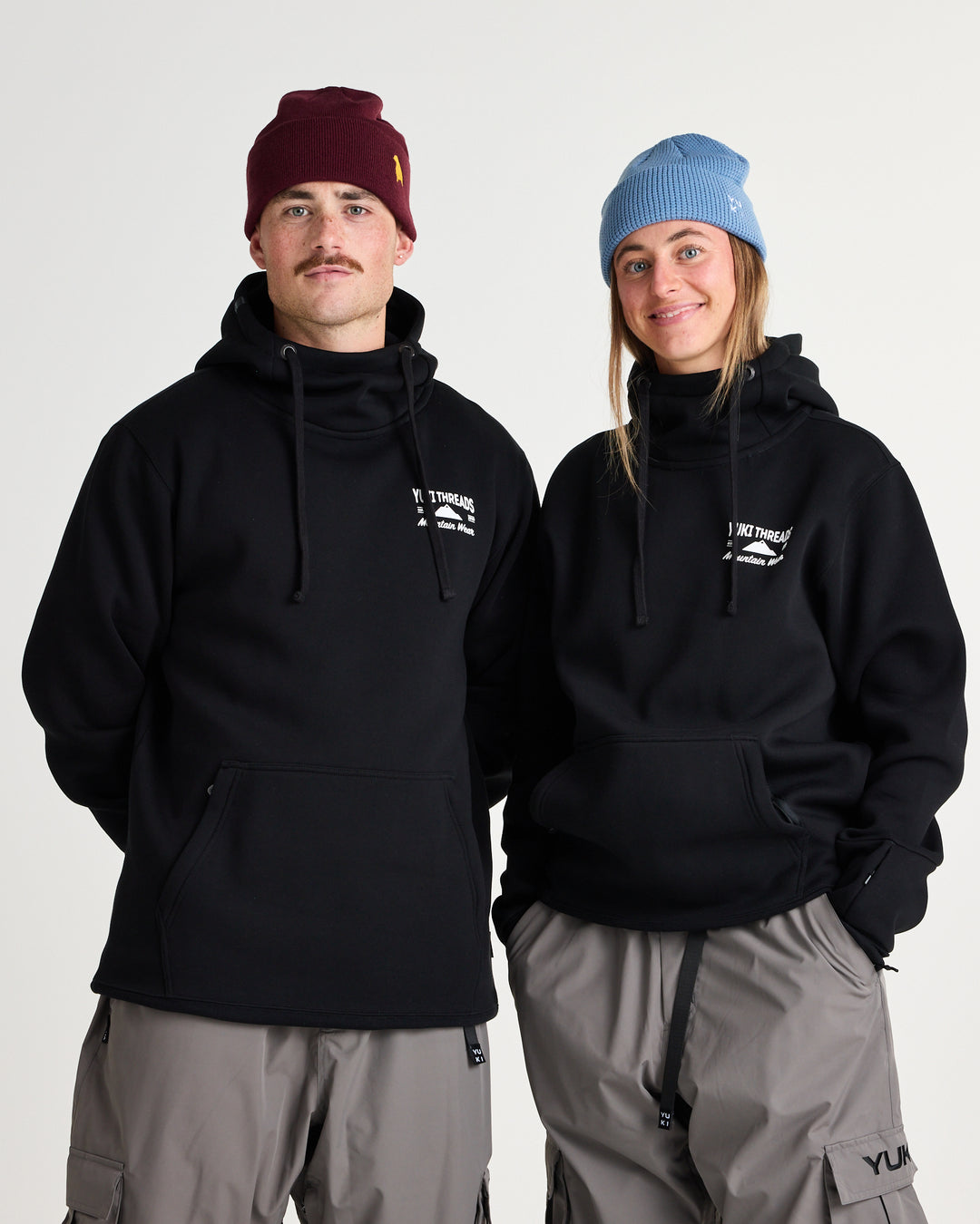 Loop Shred Hoodie – Black, 380gsm C0 DWR Snow Hoodie | Yuki Threads