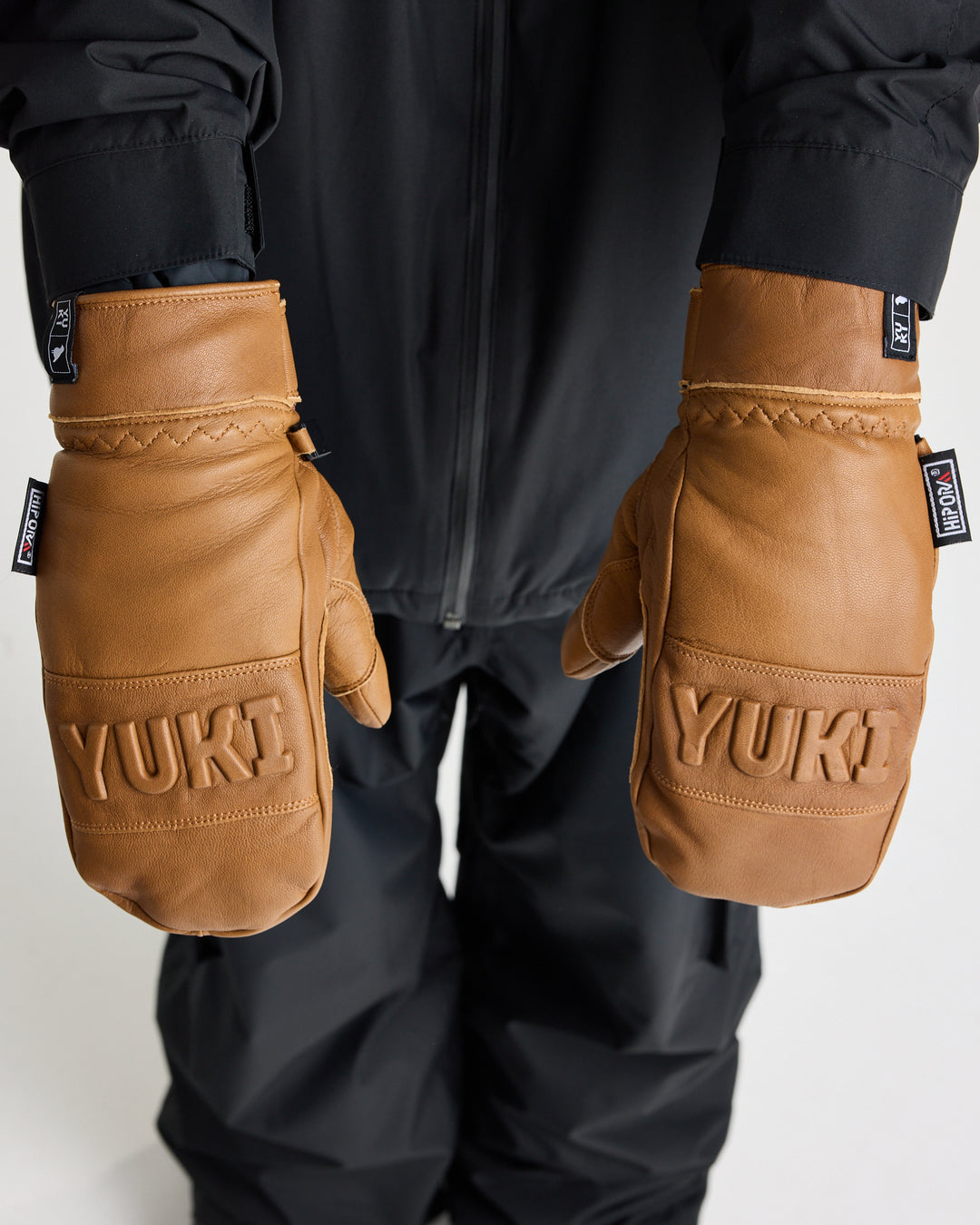 Legit Mitt Tan — Goatskin Leather Hipora Snow Mitts | Yuki Threads